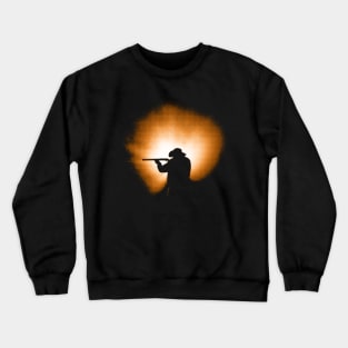 Shooting Cowboy - Dawn Silhouette Crewneck Sweatshirt